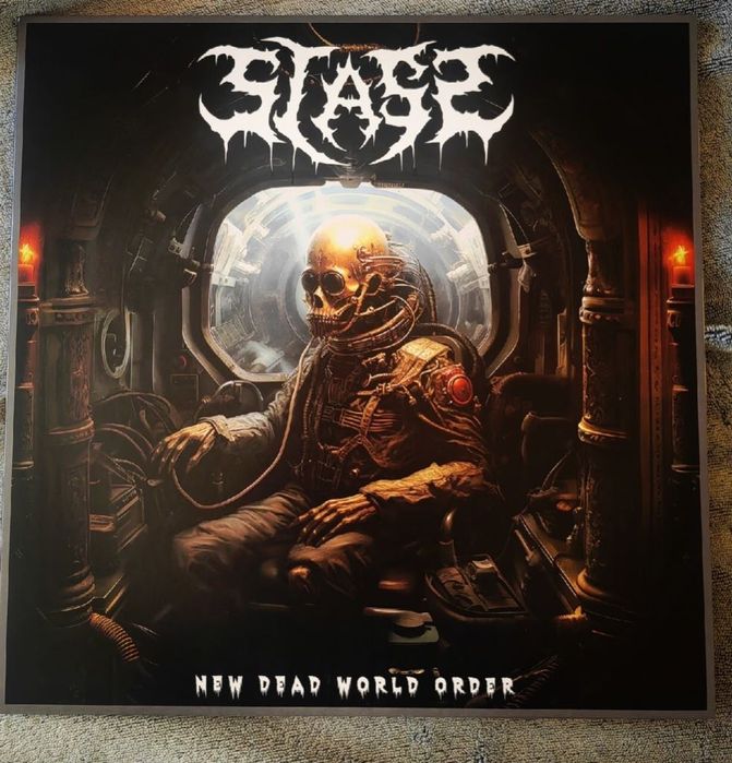 Winyl Stass "New Dead World Order" niebieski marble! Nowe Unikat Limit