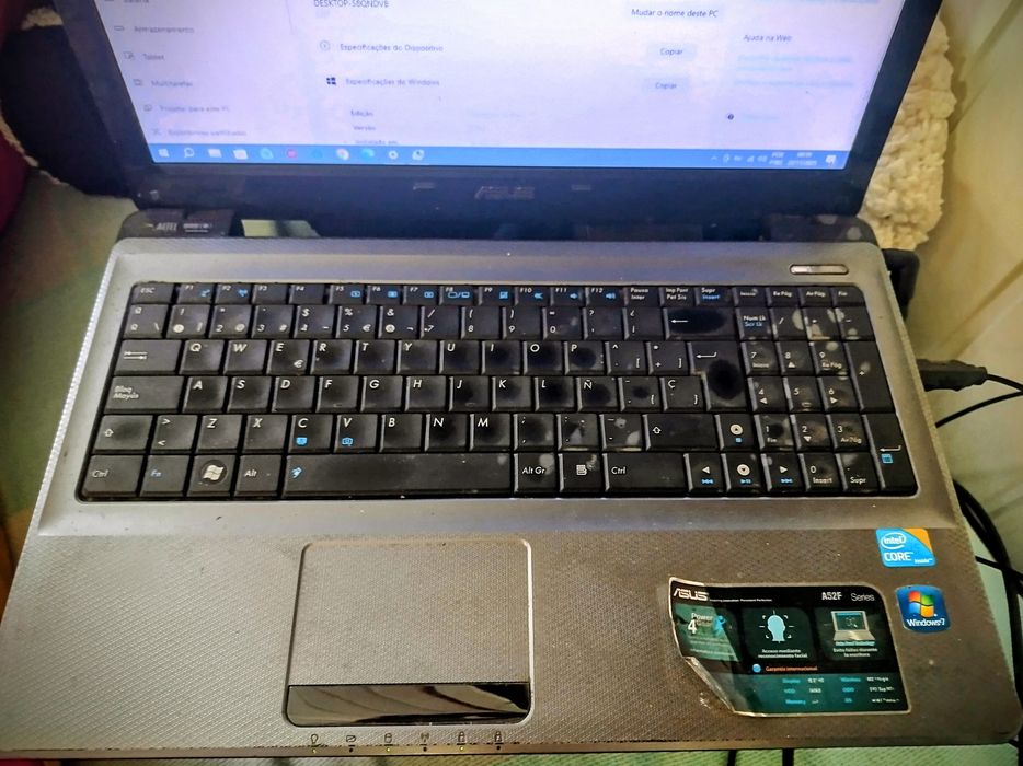 Notebook ASUS "troco"