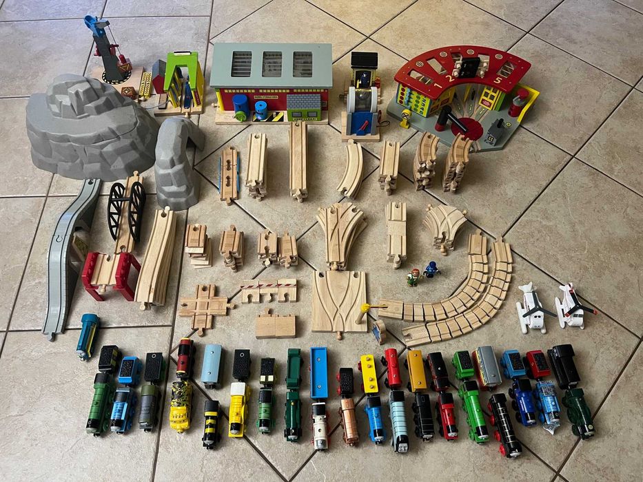 Zestaw klocków i lokomotyw Tomek i przyjaciele