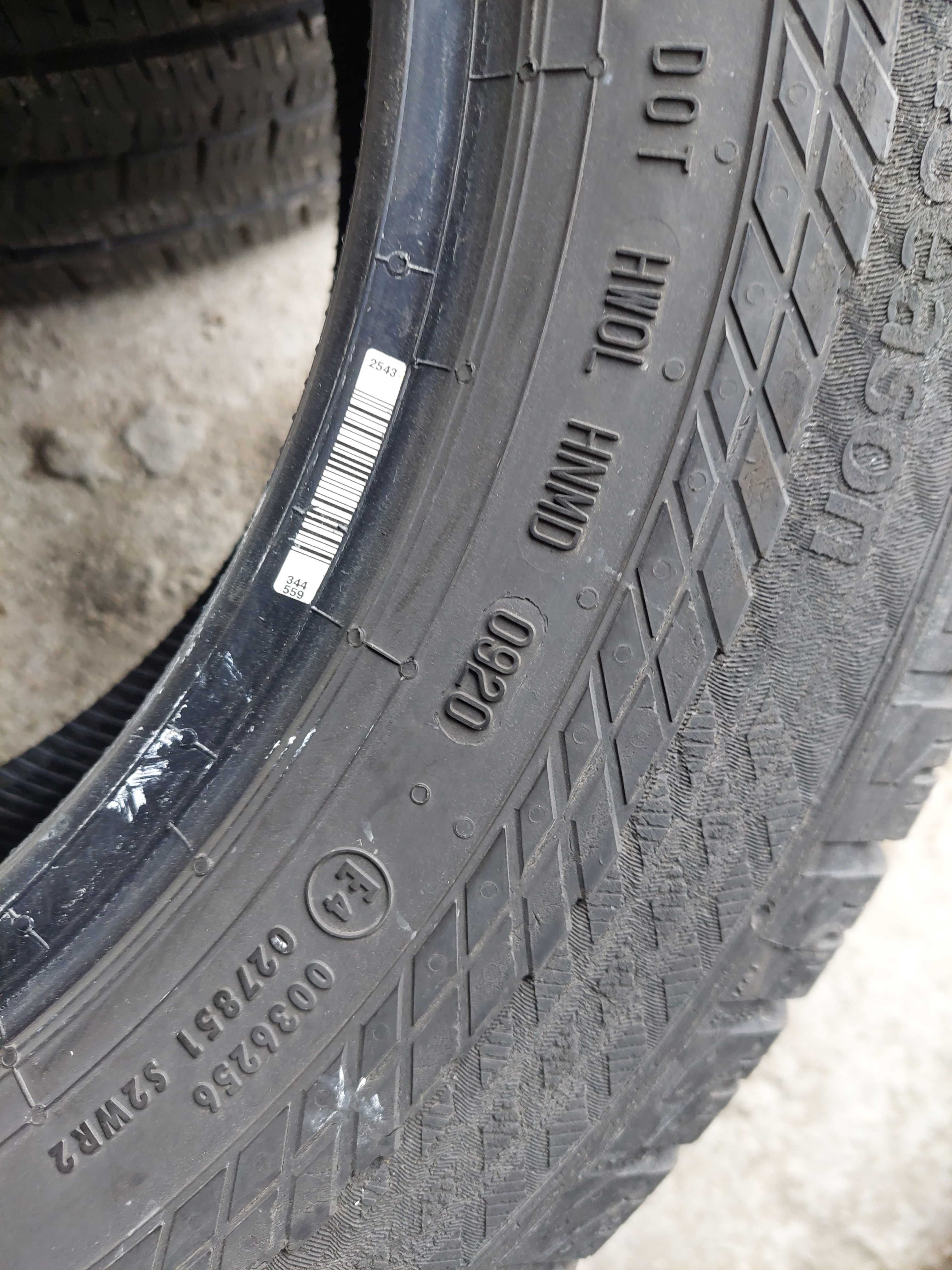 Ładne opony CAŁOROCZNE 215/65R16C CONTINENTAL 2021r (K700)