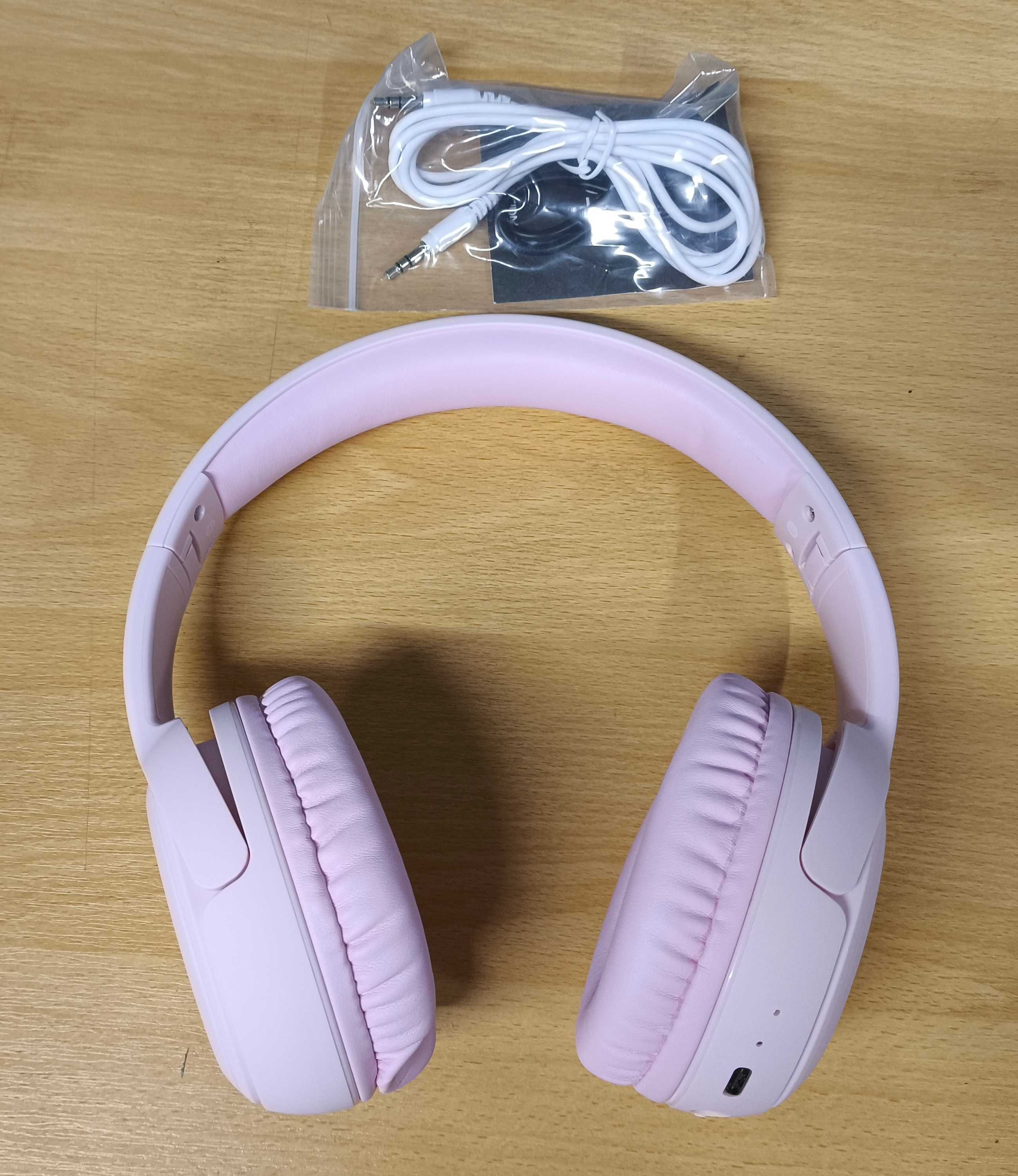 Słuchawki Bluetooth dla dzieci ograniczenie 85/93 dB BT 5.1 RÓŻ [2195]
