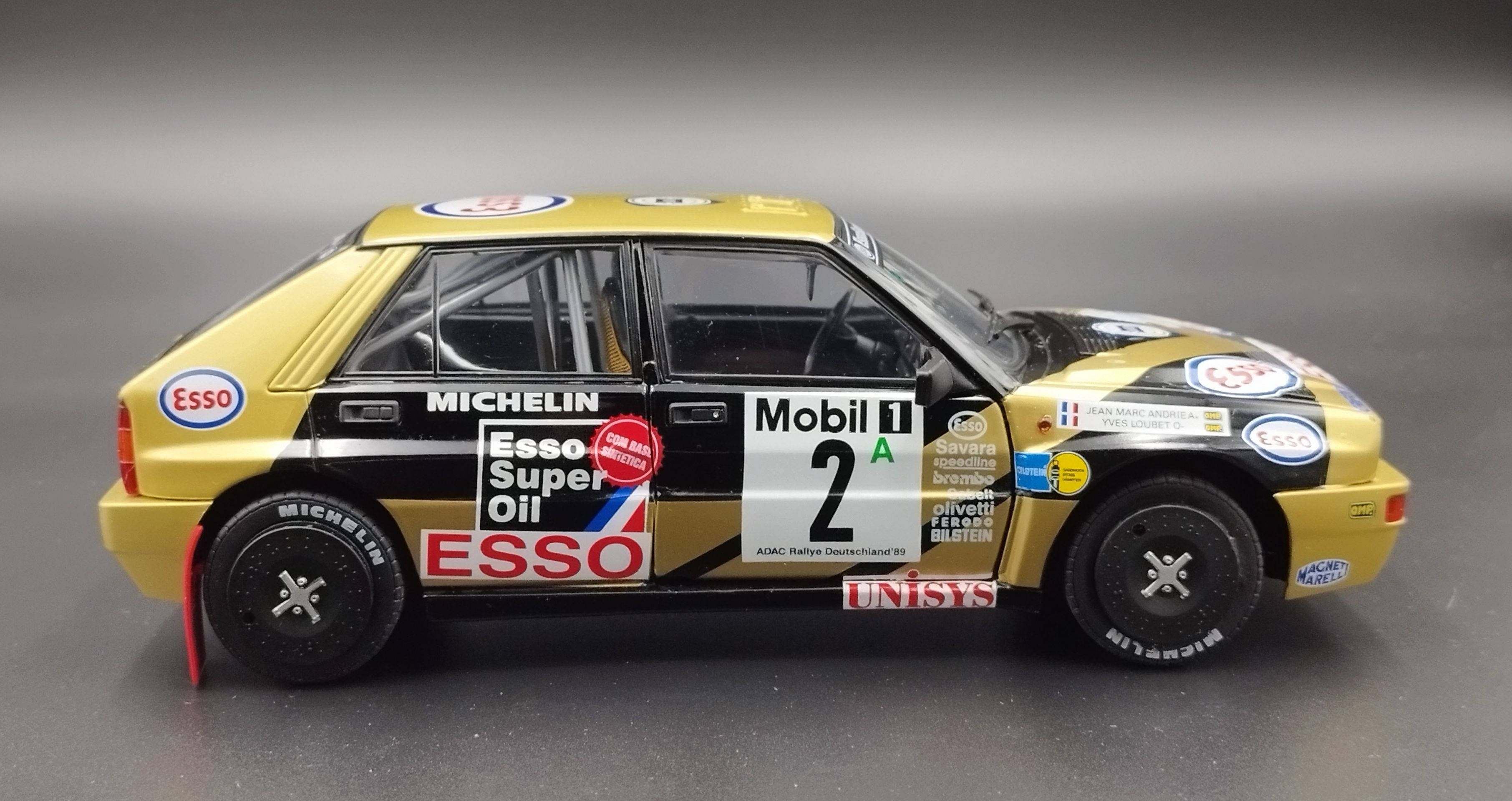 1:18 Solido 1989 Lancia Delta HF Integrale #2 ADAC model