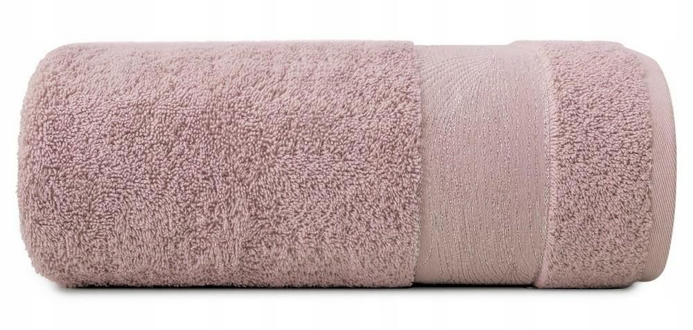 Ręcznik Mariel 70x140 różowy pudrowy frotte 500g/m
