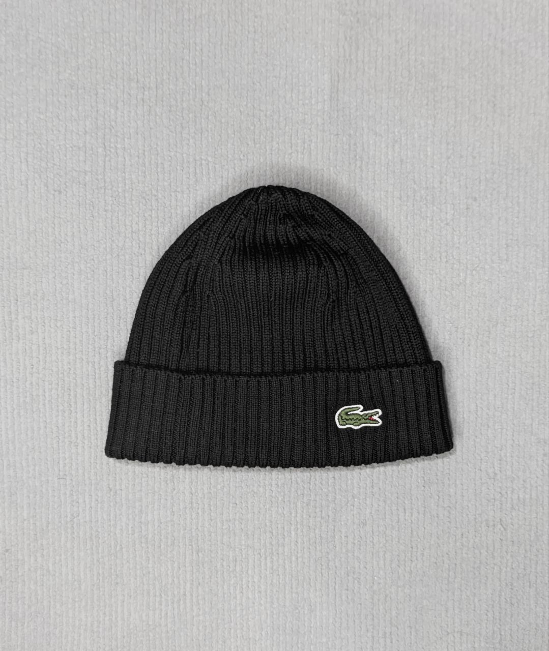 Шапка Beanie Lacoste Черная