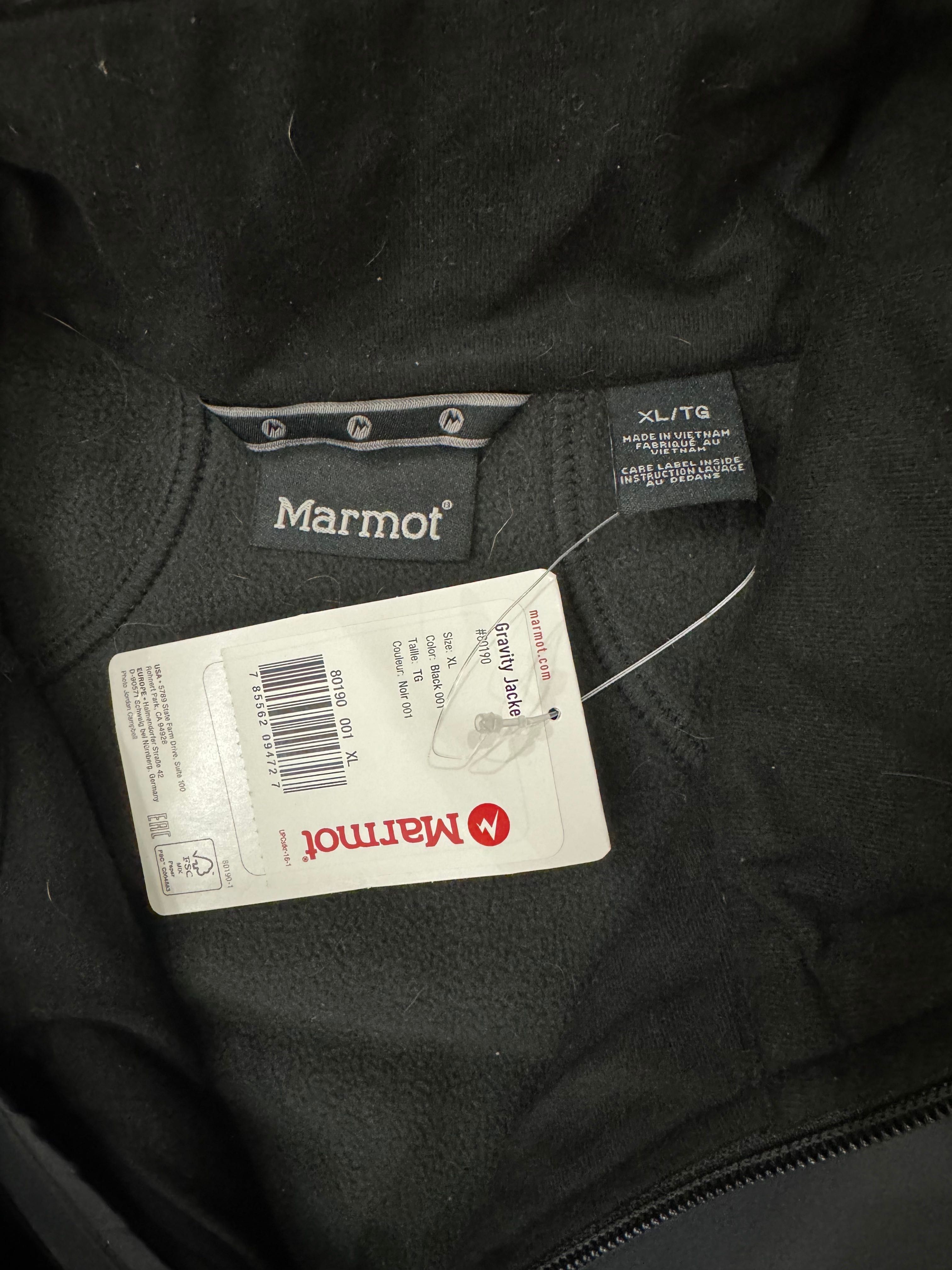 PCU, ECWCS L5 Soft Shell Marmot Gravity Jacket, Slate Grey, Black, XL.