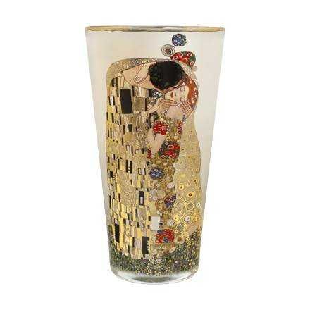 Goebel szkło. Wazon Gustav Klimt "Pocałunek" 20 cm