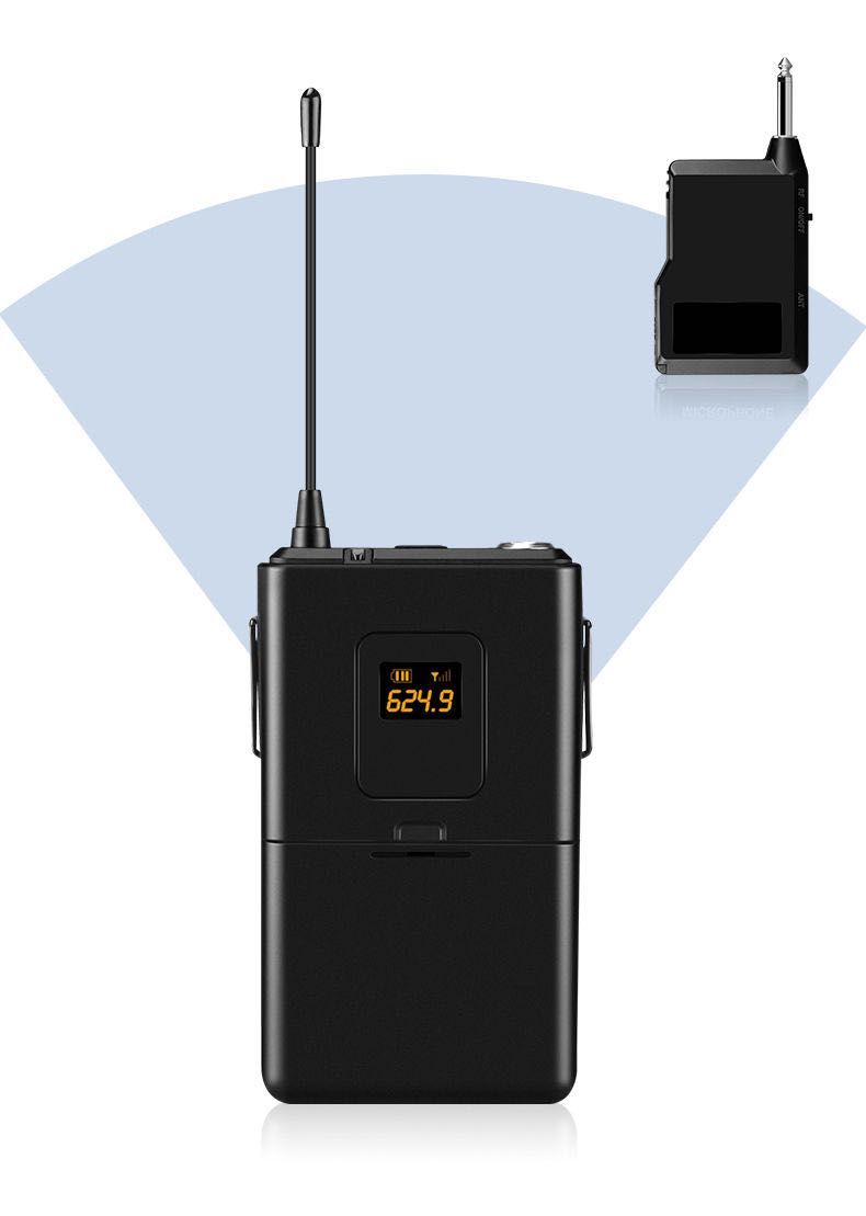 Mozos MIC-UHF-SET Zestaw Mikrofon Bezprzewodowy Nagłowny UHF