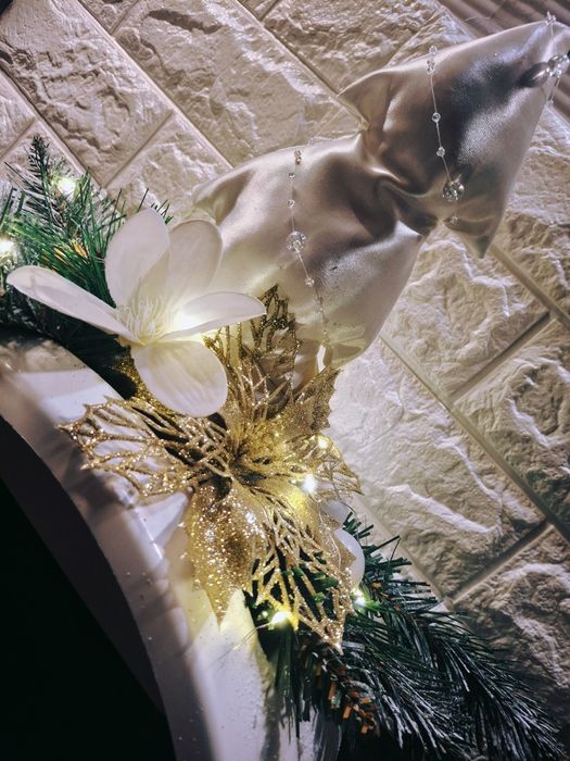 Stroik Świąteczny Bożonardzeniowy led