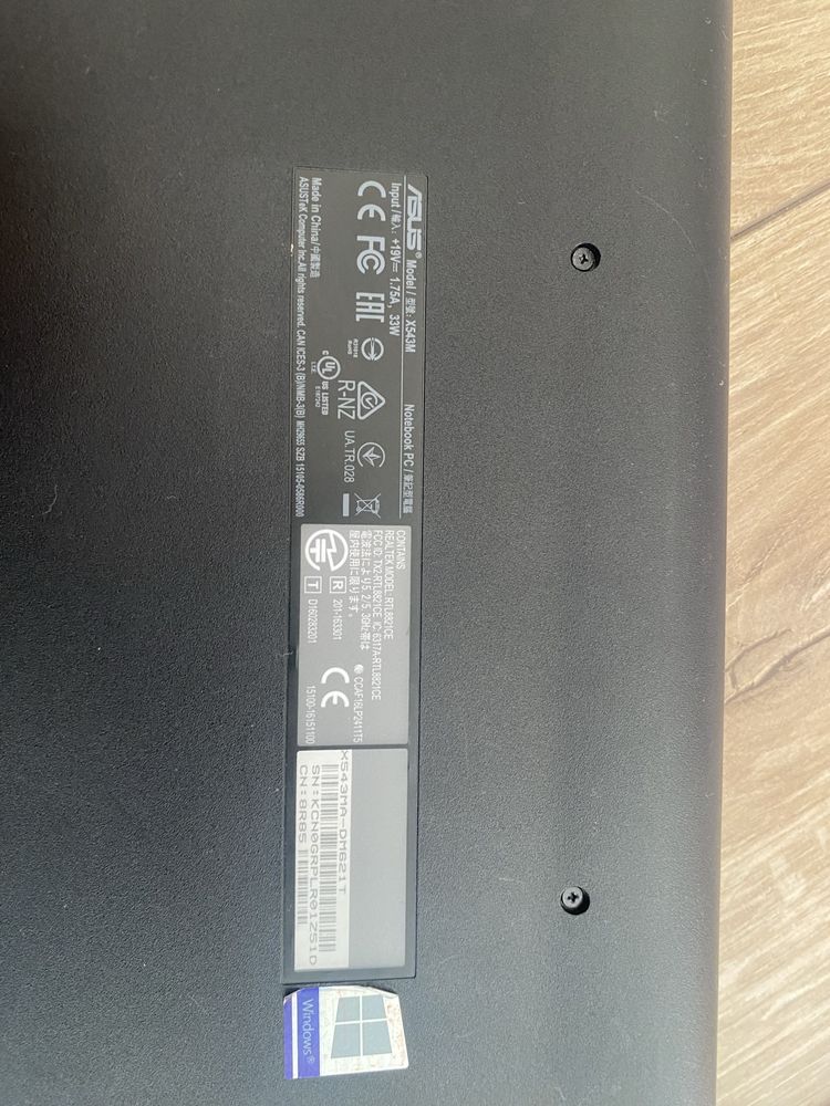 Ноутбук Asus x543m