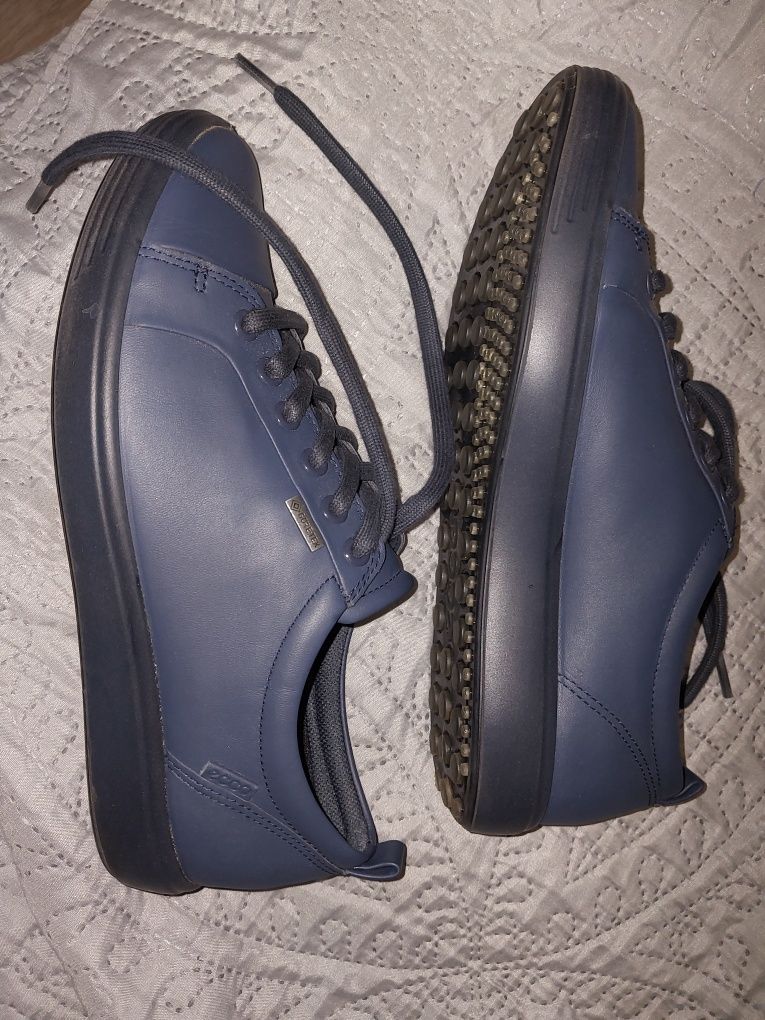 Półbuty damskie ecco soft 7 W granat
