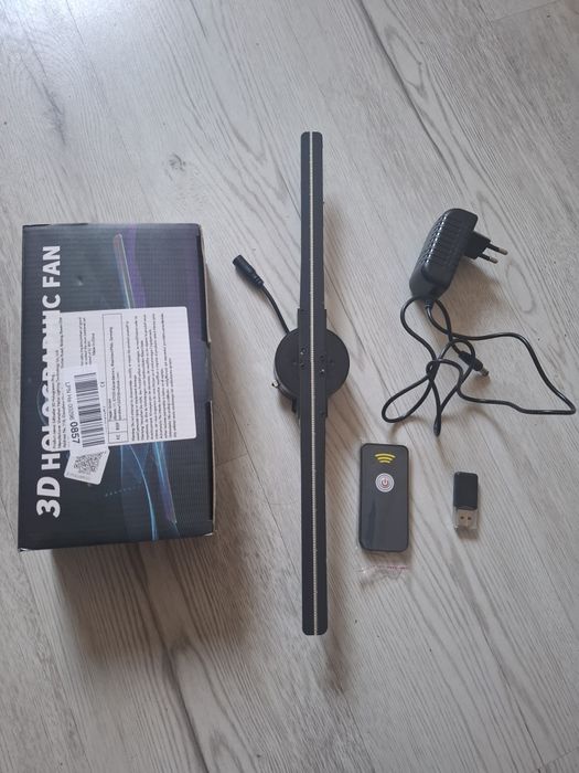 3d hologram 42cm wiatrak projektor ekran wyswietlacz animacje