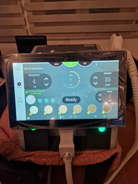 Maquina depilação laser 4 ondas 3000W