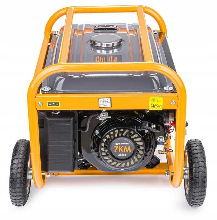Agregat prądotwórczy generator prądu 3000W 7KM AVR MOCNY Rozruch kółka