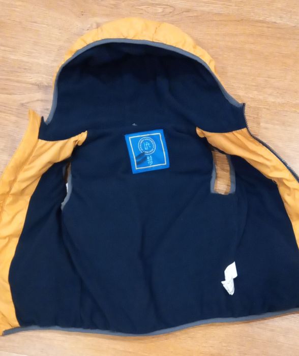 Colete polar impermeável Amarelo