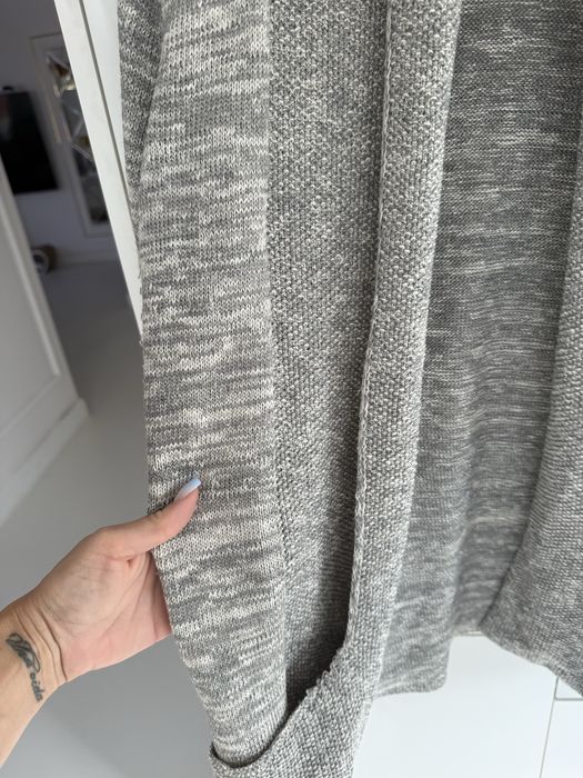 Camaieu sweter kardigan narzutka szary uniwersalny