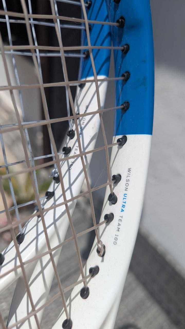 raquete wilson ultra team 100 (2 peças)