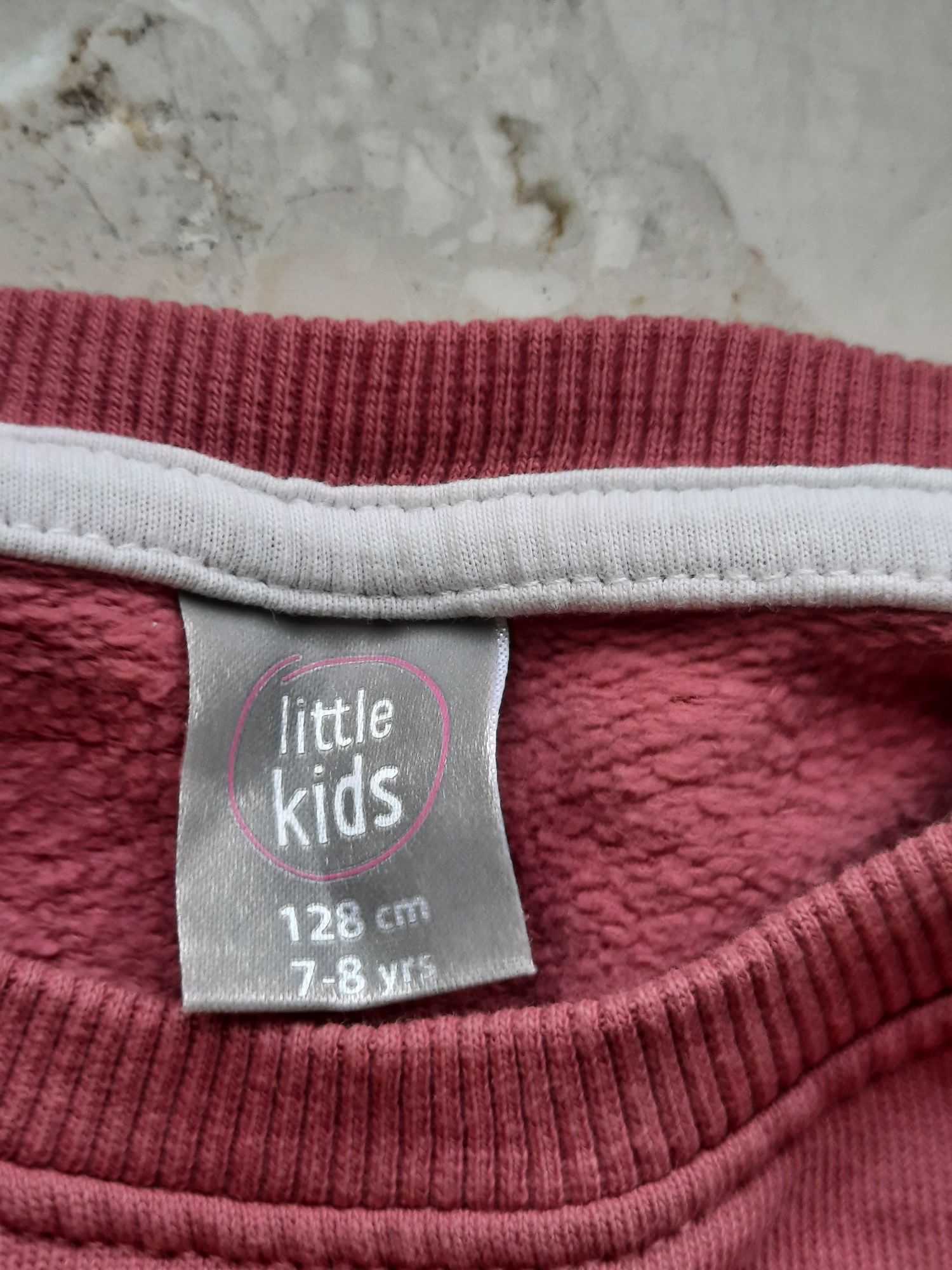 Bluza dla dziewczynki króliczek z uszkami Little Kids r. 128