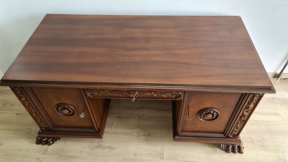 Biurko stylowe Lwie Łapy Antyk Neorenesans