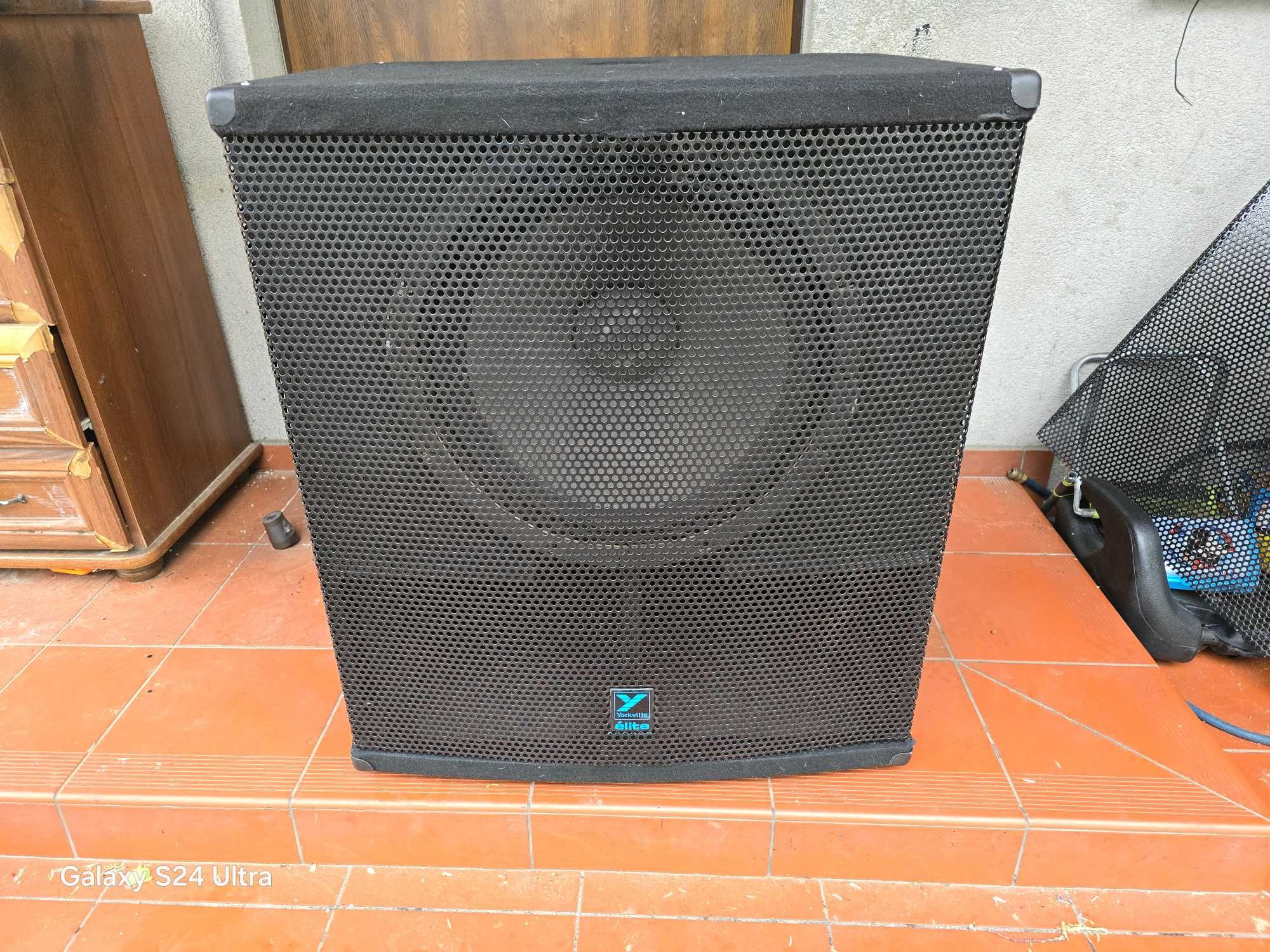 subwoofer yorkville elite 808 18cali na rcf 1000w