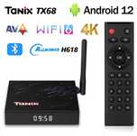 Smart TV Box Tanix TX68 H618 4GB/32GB Android 12