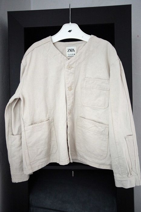 Kurtka dżinsowa oversize Zara z najnowszej kolekcji. Nowa M-L