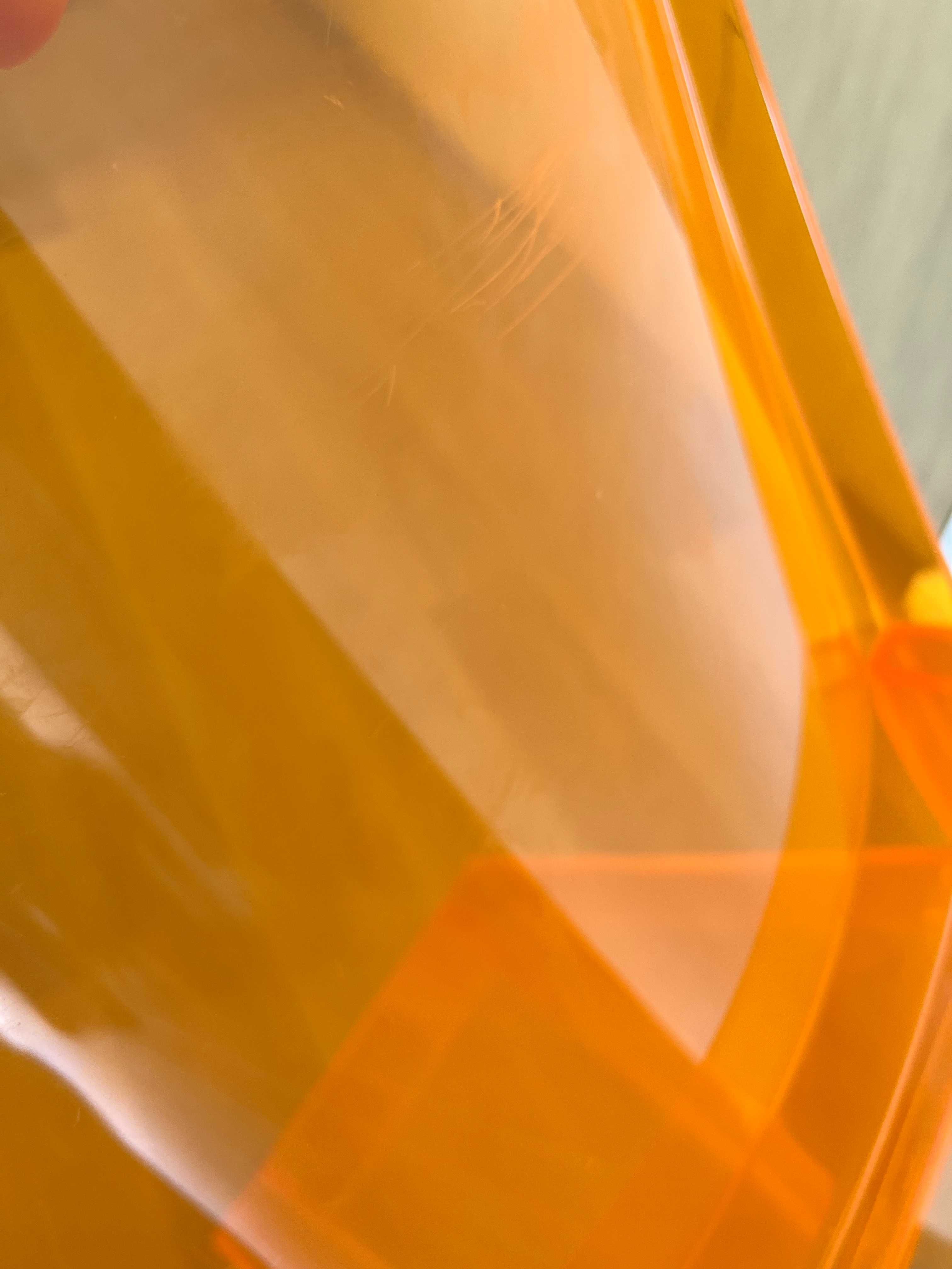 Kartell Krzesło La Marie jasno pomarańczowe -2 krzesła