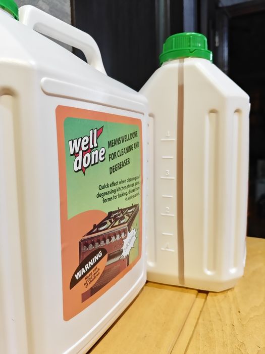 WELL DONE 5л. Ани-Жир средство для Кухни удаление жира обезжириватель