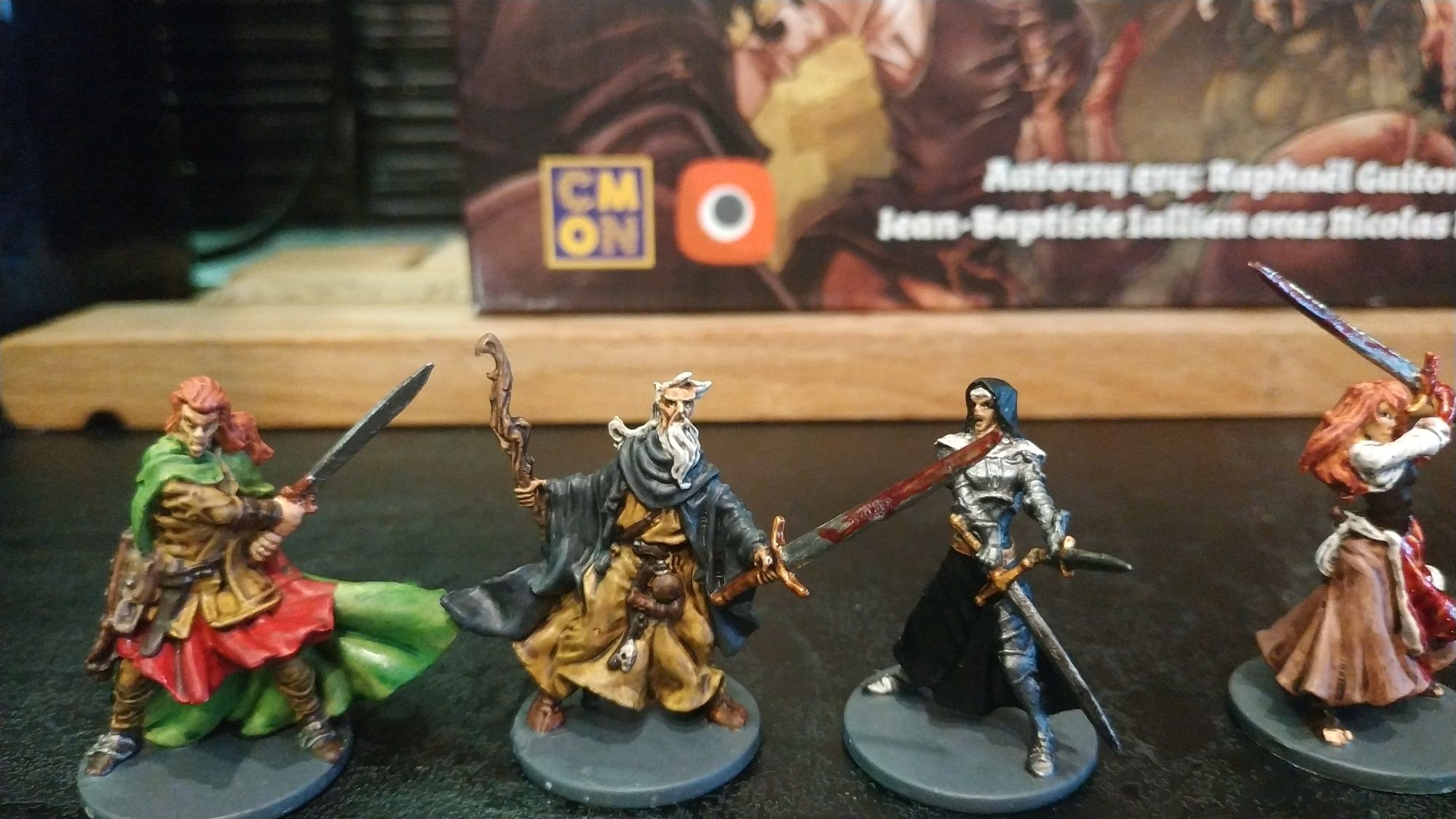 Figurki Zombicide Czarna Plaga.