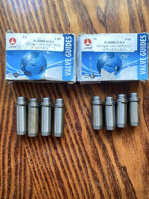 Направляющие КЛАПАНОВ ВАЗ 2101-2107, НИВА 2121-2123 8 ШТ