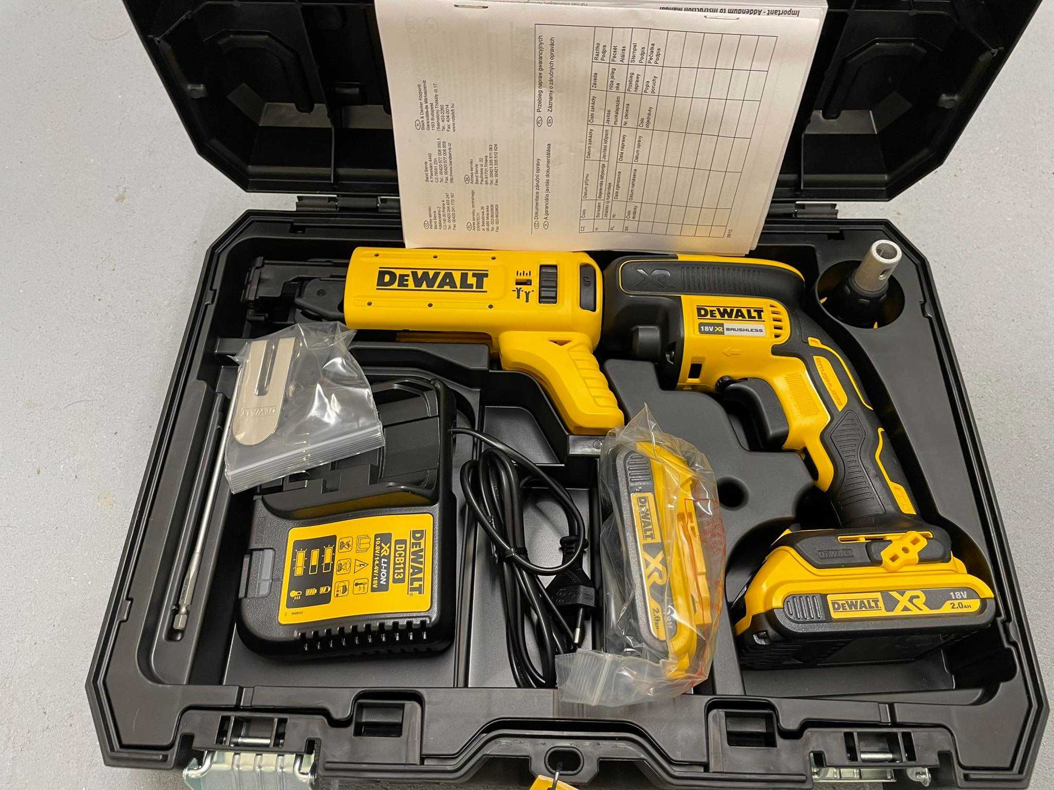 Wkrętarka Dewalt do płyt K-G