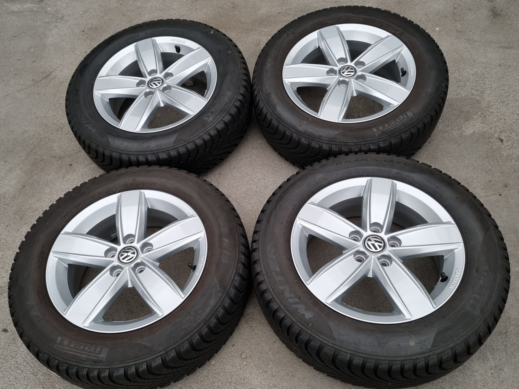 Koła Zimowe Alu 15" VW Polo VI 2g 2g0 5x100 SuperStan Oryginalne