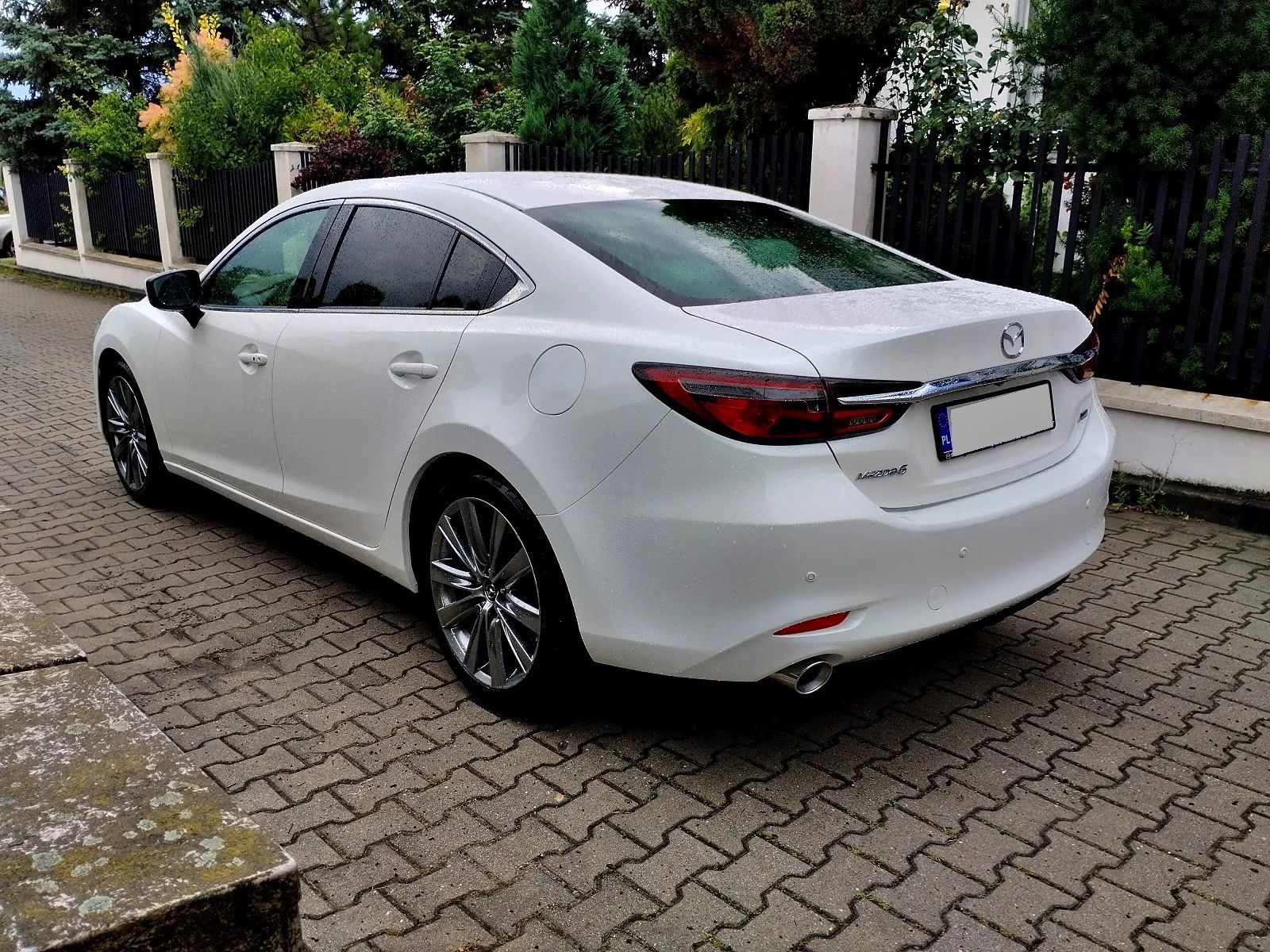 Mazda 6 Krajowy_ Serwis_ Bezwypadkowy_Max Wersja_Stan BDB_I Wł_Biała Perła