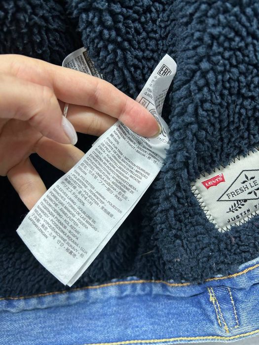 Куртка джинсова шерпа Levis XL чоловіча оригінал