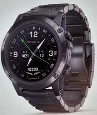 Garmin D2 Delta PX zegarek lotniczy 51mm tytan z paskiem silikonowym