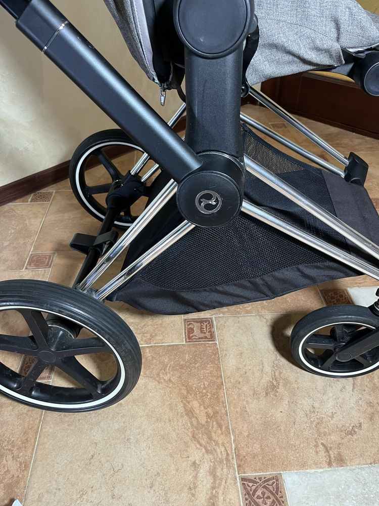Cybex priam 4.0 з адаптерами 2 в 1 Manhattan Grey прогулянка