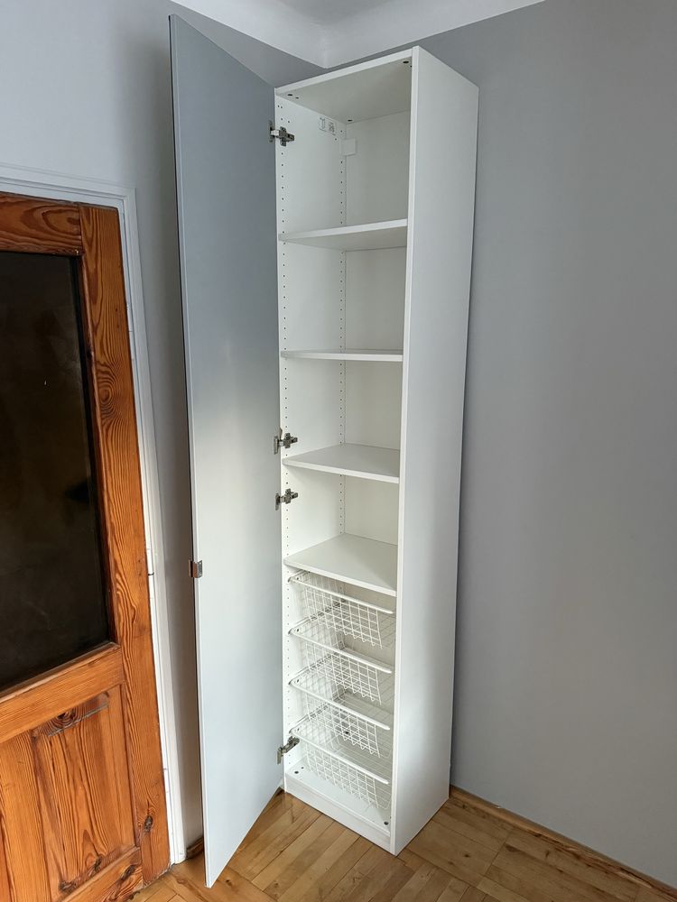 Szafa słupek z lustrem biała IKEA PAX!