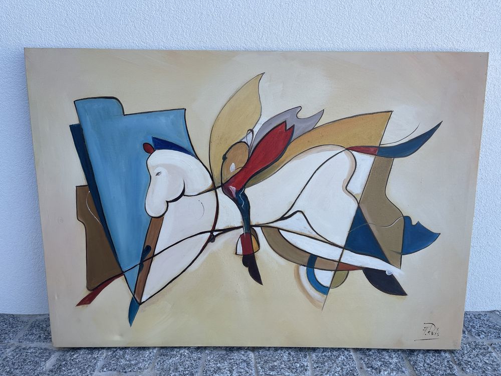 Quadro decorativo com assinatura