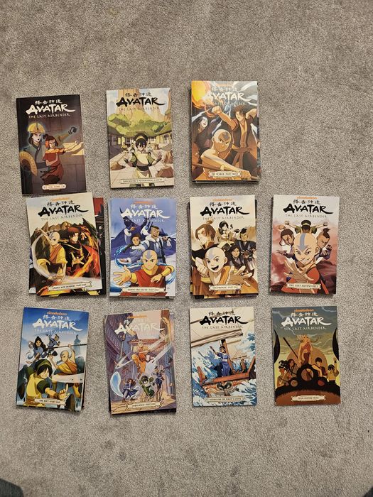 Zestaw Komiksów „Avatar: The Last Airbender”–angielski, cała kolekcja