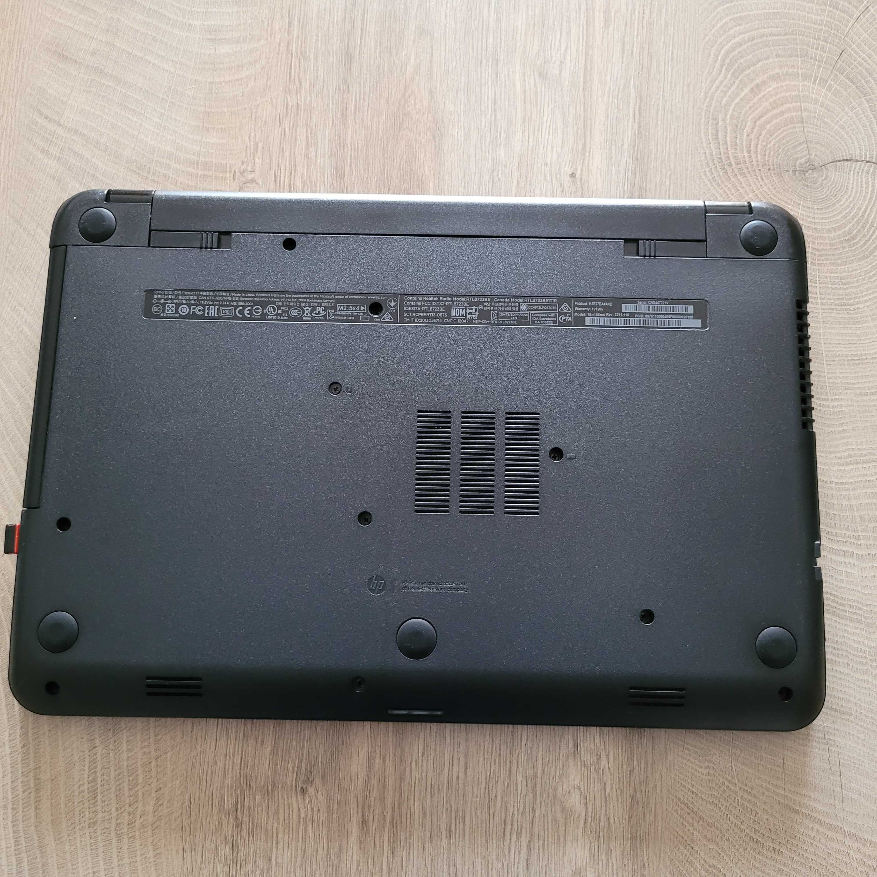 Laptop hp 15-rt08nw
