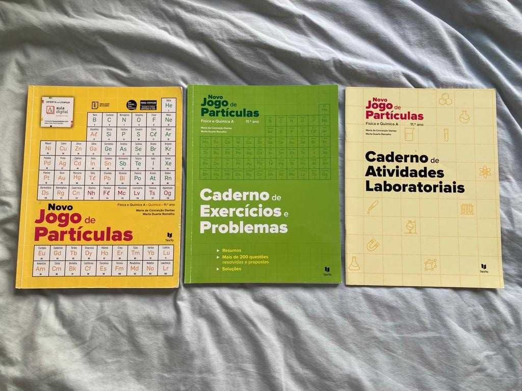 Conjunto Livros "Novo jogo de Partículas" - Física e Química 11º ano