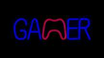 Neon Led Premium Gamer - neon na ścianę, lampka dla gracza