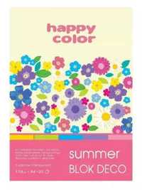 Blok A5/20K Deco Summer 170g HAPPY COLOR