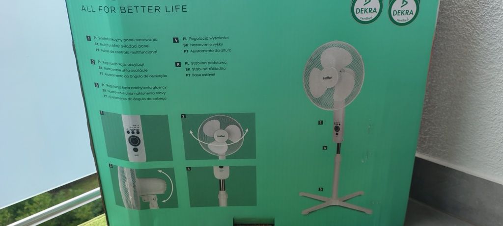 Wentylator Hoffen z pilotem nowy