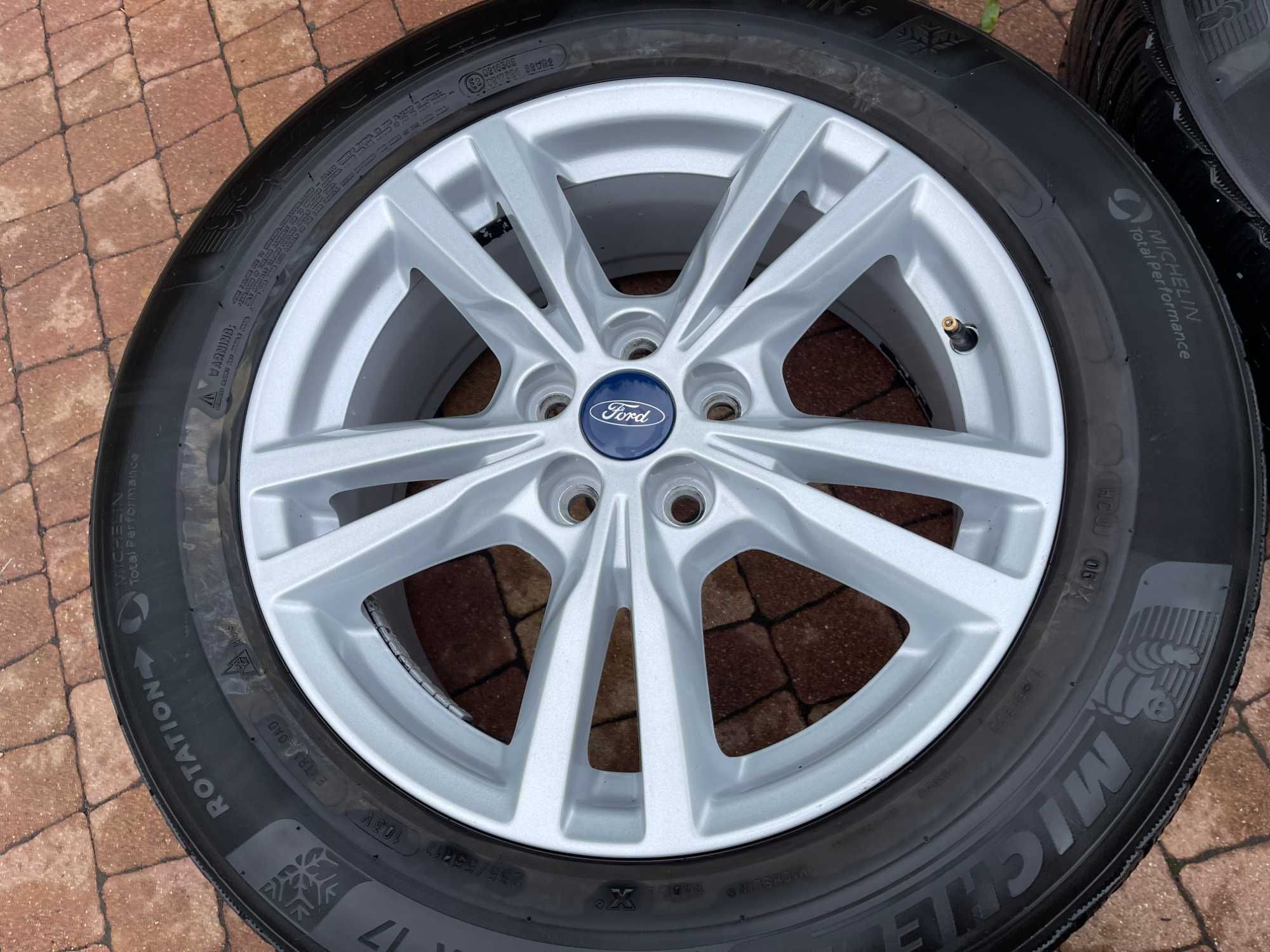 3582. Alufelgi 17" oryginalne Ford Galaxy S-max Kuga 7.5J ET55 5x108