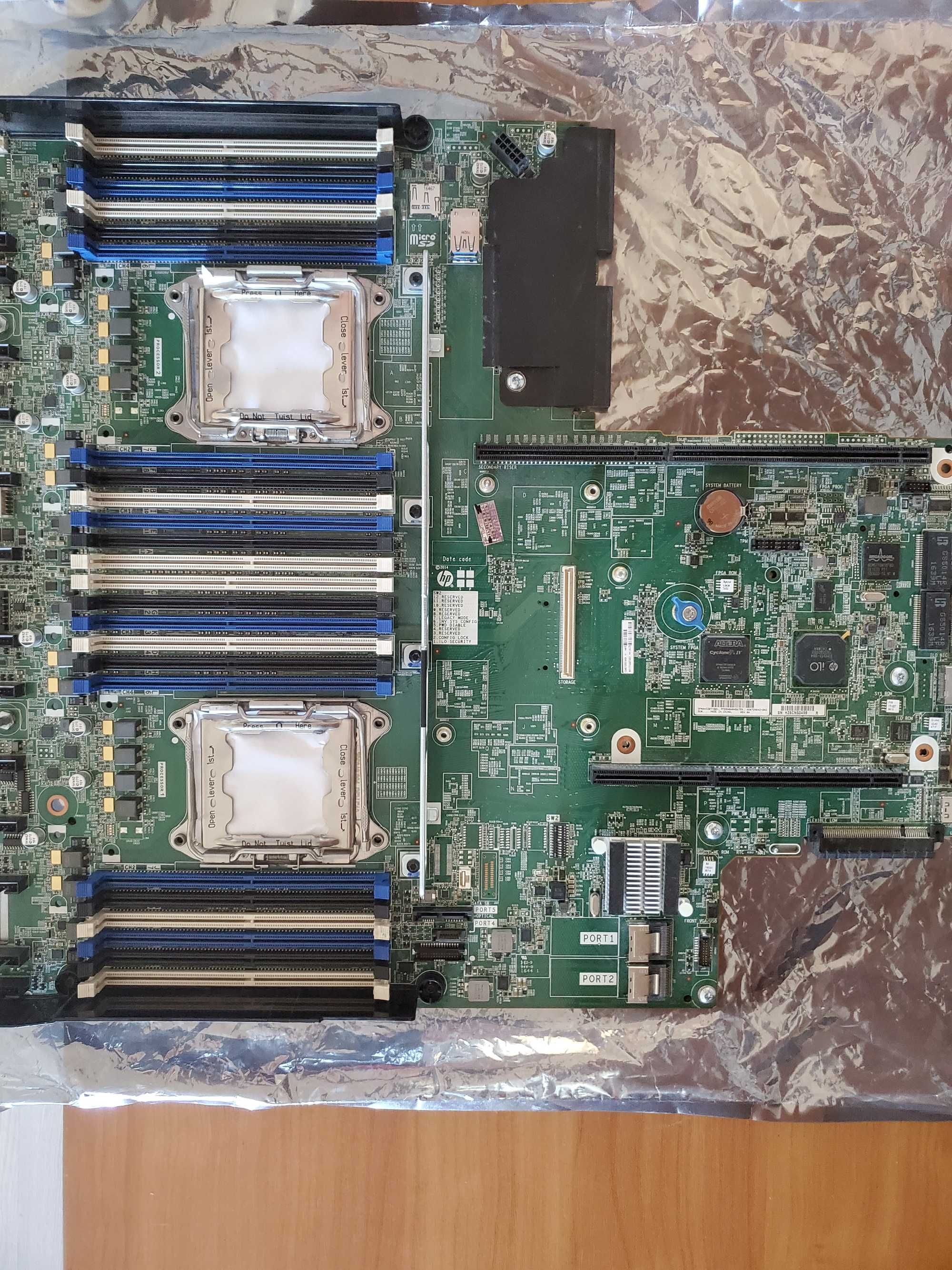 Материнська плата до серверів HP Proliant DL380/DL360 G9