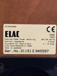 ELAC 105 kolumny z maskownicami