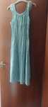 Vestido tamanho L azul bebe