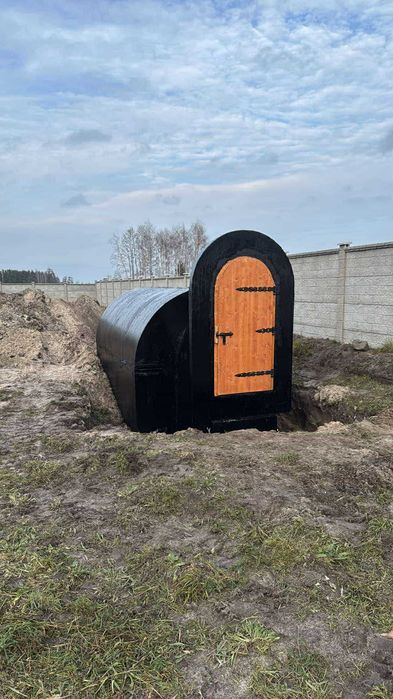 Betonowa piwniczka ogrodowa bunkier ziemianka spiżarka piwnica schron