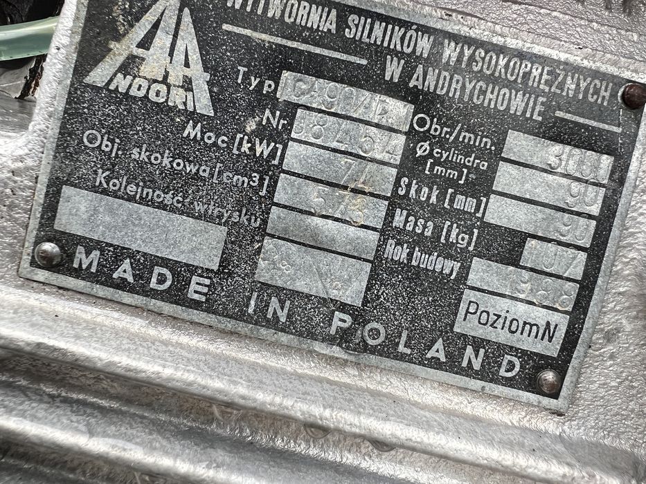 Silnik andoria 1ca90 s10 nowy typ mało uzywany jak jowy oryginał