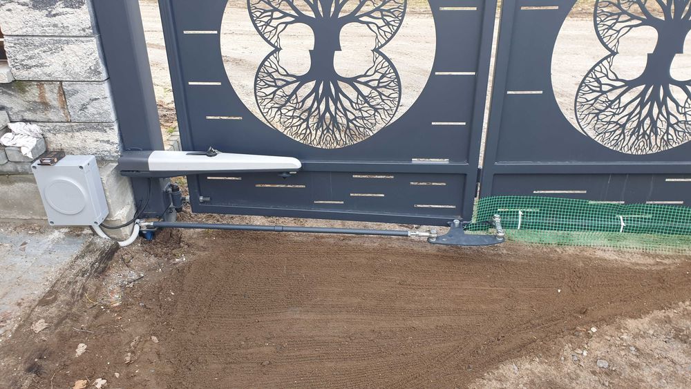 Mechanizm bramy łamanej, brama harmonijkowa